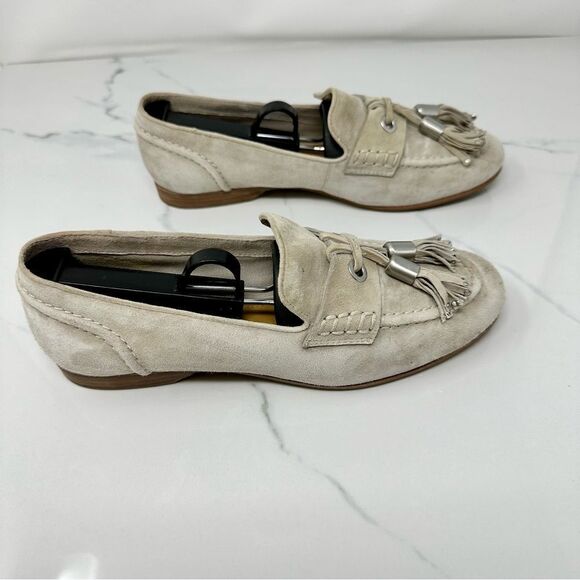 Bass Audrey Suede Tasseled Loafers- Size 6.5 - Picture 5 of 13